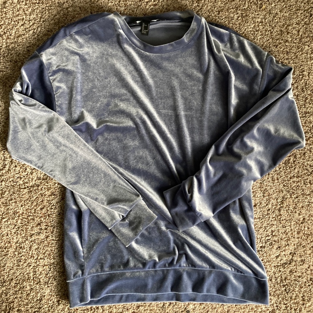 Velvety Periwinkle Long Sleeve Shirt
